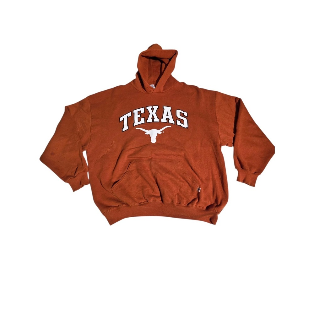 Texas Longhorns Hoodie Sweatshirt Burnt Orange Russell Athletic XXL NCAA‎ B2